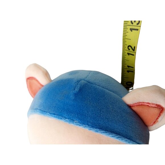 Moshi Moshi Plush Pink Pig Stuffed Animal Blue shirt "Let's Go" 10" - Picture 6 of 6